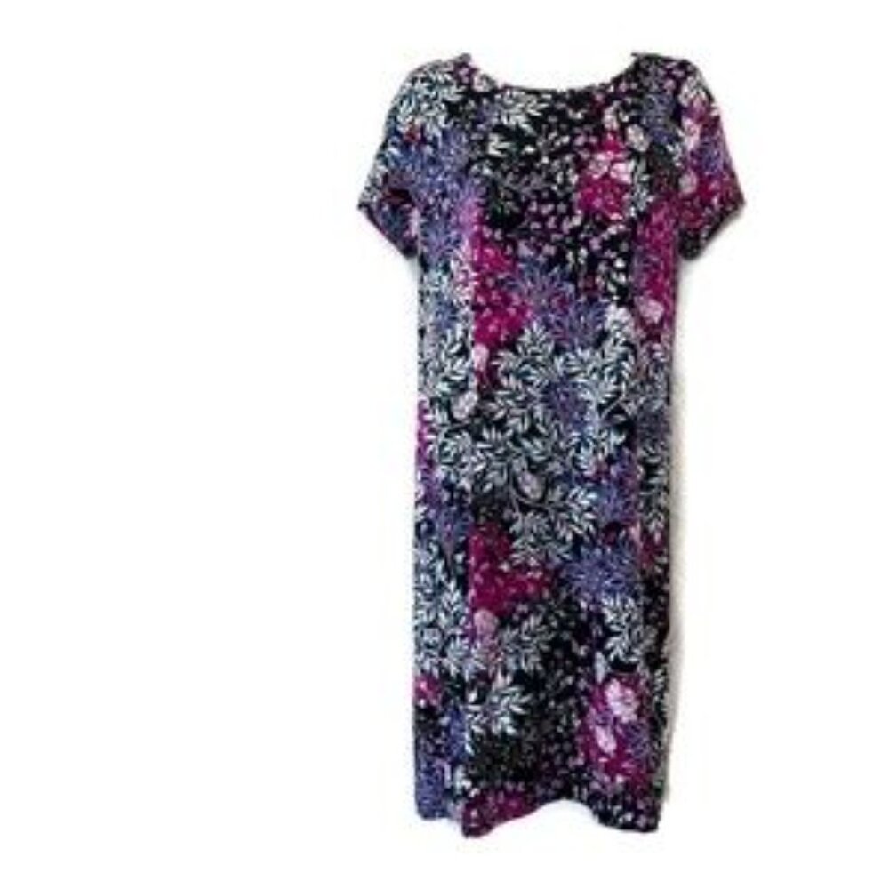 J.Jill short sleeve floral dress